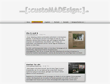 Tablet Screenshot of cmdesign.ch